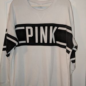 PINK size large ladies sweatshirt